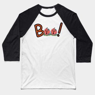 BOO Happy Hallloween Baseball T-Shirt